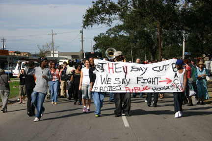 New Orleans housing rally